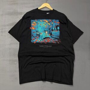 Vintage Sandy Skoglund Shirt Black Art‎ Tee Revenge of the Goldfish 90s XL